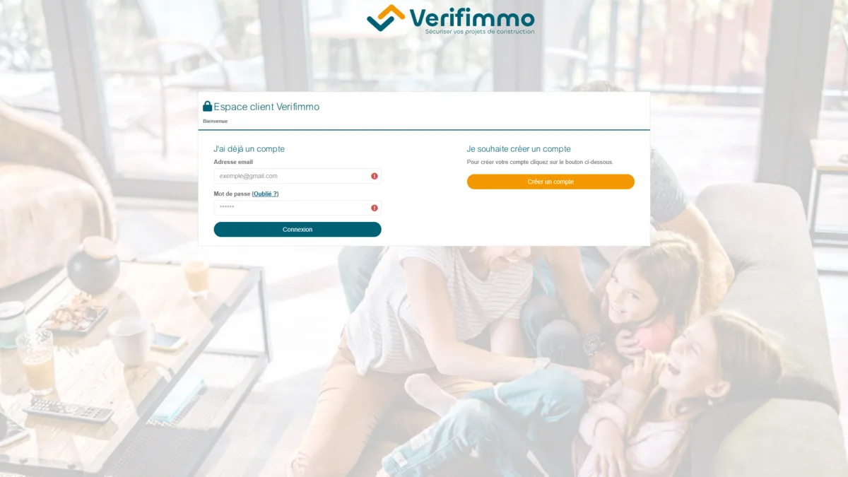 Applications métier sur mesure Extranet Verifimmo par JPCW