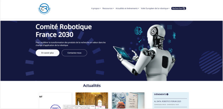 Comité Robotique France 2030