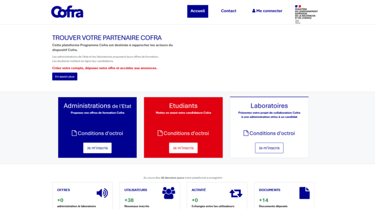 Plateforme Programme Cofra
